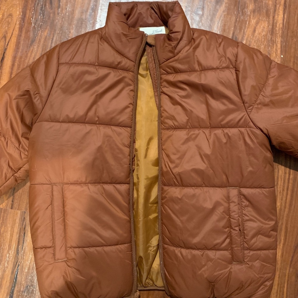 Target Rust Puffer Jacket - Picture 2 of 2